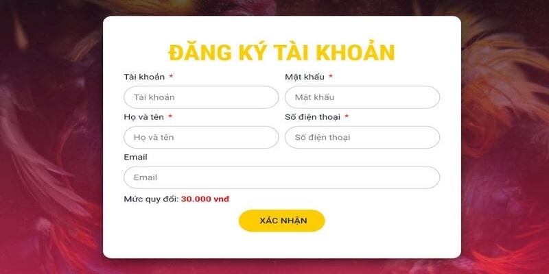 Sau khi anh em gửi đi yêu cầu đăng ký đá gà, hệ thống sẽ kiểm tra